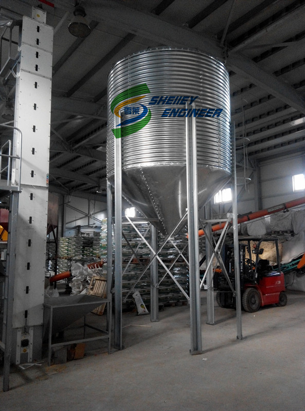 20噸爆米花玉米專(zhuān)業(yè)存儲(chǔ)鋼板倉(cāng)